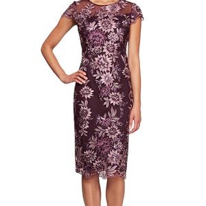Alex Evenings Embroidered Cocktail dress